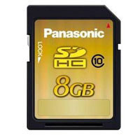 Panasonic RP-SDW08GE1K Class 10 - 8GB SD Card